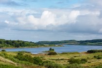 Сполучене Королівство, Шотландії, нагір'я, острів Скай, природні сцени місті Portree — стокове фото
