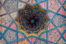 Uzbekistan, provincia di Xorazm, Xiva, primo piano di ornamenti sulle pareti — Foto stock