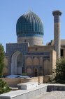 Ouzbékistan, province de Samarcande, Samarcande, mausolée Gur Emir dans la ville ouzbèke de Samarcande est le tombeau de Timur Lenk — Photo de stock