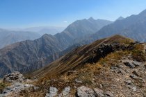 Uzbekistán, provincia de Taskent, Bustonlik tumani, senderismo en las montañas de Chimgan - foto de stock