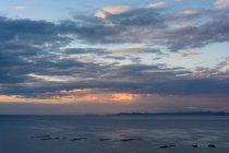 Peru, Puno, Lago Titicaca scena serale — Foto stock