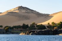 Egipto, Aswan Gouvernement, Asuán, Catarata del Nilo - foto de stock