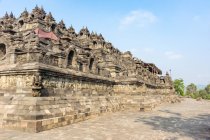 Напрямку Індонезії, аеропорту Tengah Java, Magelang, храм комплекс Боробудур, буддійського храму — стокове фото