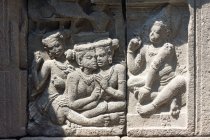 Indonesia, Java, Sleman, relieve en Prambanan, complejo hindú del templo - foto de stock
