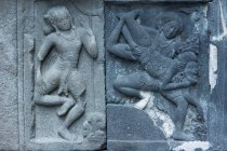 Indonesia, Java, Sleman, relief in Prambanan, Hindu temple complex — Stock Photo