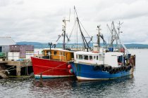 Regno Unito, Scozia, Highland, Cromarty, Black Isle, navi nel porto di Cromarty — Foto stock