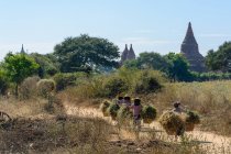 Myanmar (Birmania), Región de Mandalay, Old Bagan, Pagoda de Bulethi - foto de stock