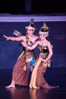 Actuación épica india de Ramayana en el teatro de Yogyakarta, Java, Indonesia, Asia - foto de stock