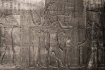 Єгипет, Асуан Gouvernement, Kom Ombo, храм Kom Ombo присвячений богів гора і Собек — стокове фото