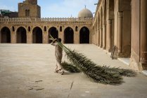 Egypt, Cairo Governorate, Cairo, Ibn-Tulun Mosque (9th century) — Stock Photo