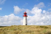 Germany, Schleswig-Holstein, Sylt, List, lighthouse at the elbow — Stock Photo