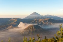 Индонезия, Ява, Пасуш, вид на вулканический ландшафт — стоковое фото
