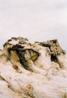 Grèce, Makedonia Thraki, Sarti, Pierre en relief par la nature, rochers par la mer près de Sarti — Photo de stock