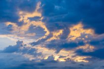 Нової Зеландії, Хокс-Бей, Napier, вечірні хмари — стокове фото