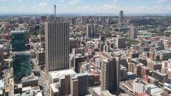 África do Sul, Gauteng, Joanesburgo, vista da paisagem urbana da Torre Carlton em Joanesburgo — Fotografia de Stock