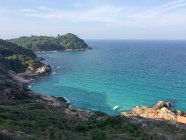 Malaysia, Terengganu, Kuala Besut, Perhentian Kecil Island paesaggio roccioso dall'alto — Foto stock