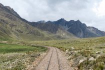 Perù, Qosqo, Qanchi pruwinsya, Ande di Puno a Cusco con l'esploratore andino — Foto stock