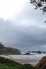 États-Unis, Oregon, Arch Cape, Paysage côtier naturel par l'autoroute 101 — Photo de stock
