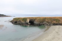 EUA, Califórnia, Eureka, paisagem marinha cênica em dia mau tempo por HW 102 — Fotografia de Stock