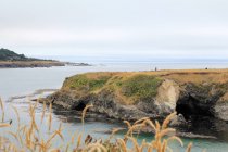 États-Unis, Californie, Eureka, Paysage marin rocheux par temps couvert — Photo de stock