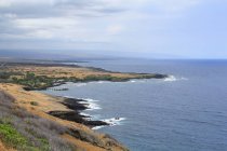 EE.UU., Hawai, Waimea, hermoso paisaje marino desde arriba - foto de stock