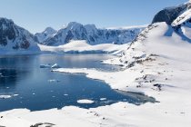 Antártida, puntos más al sur, paisaje cumbre - foto de stock