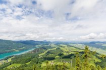 Austria, Salzburg, Salzburg-Land, Salzburg Schober mountains landscape from above — Stock Photo