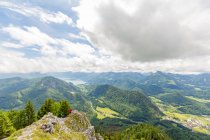 Österreich, salzburg, salzburg-land, blick auf salzburg schober — Stockfoto