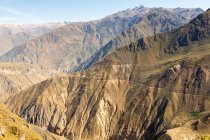 Perù, Arequipa, Veduta panoramica sulla valle del Canyon del Colca — Foto stock