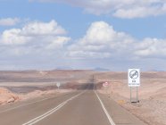 Chile, Região de Antofagasta, El Loa, estrada Chile, direção ao deserto de San Pedro — Fotografia de Stock