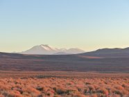 Chile, Região de Antofagasta, El Loa, San Pedro de Atacama, panorama montanhoso ao pôr do sol — Fotografia de Stock