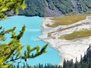 Canada, Alberta, Division no. 15, vue panoramique sur le lac Louise — Photo de stock