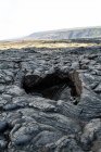 США, Гаваї, Pahoa, Лава поле кінці ланцюг кратерів дороги — стокове фото