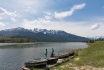 Canadá, Alberta, Jasper National Park, em The Wild, Angel Adventure — Fotografia de Stock