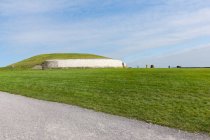 Irlanda, County Meath, Newgrange, Green area in front of hilltop, Newgrange (Great Neolithic hilltop), Slane — Fotografia de Stock