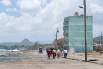 Cuba, Guantanamo, Baracoa, Al Malecon, passeggiata di Baracoa — Foto stock