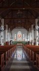 Bahamas, New Providence, Nassau, vista interna della chiesa — Foto stock