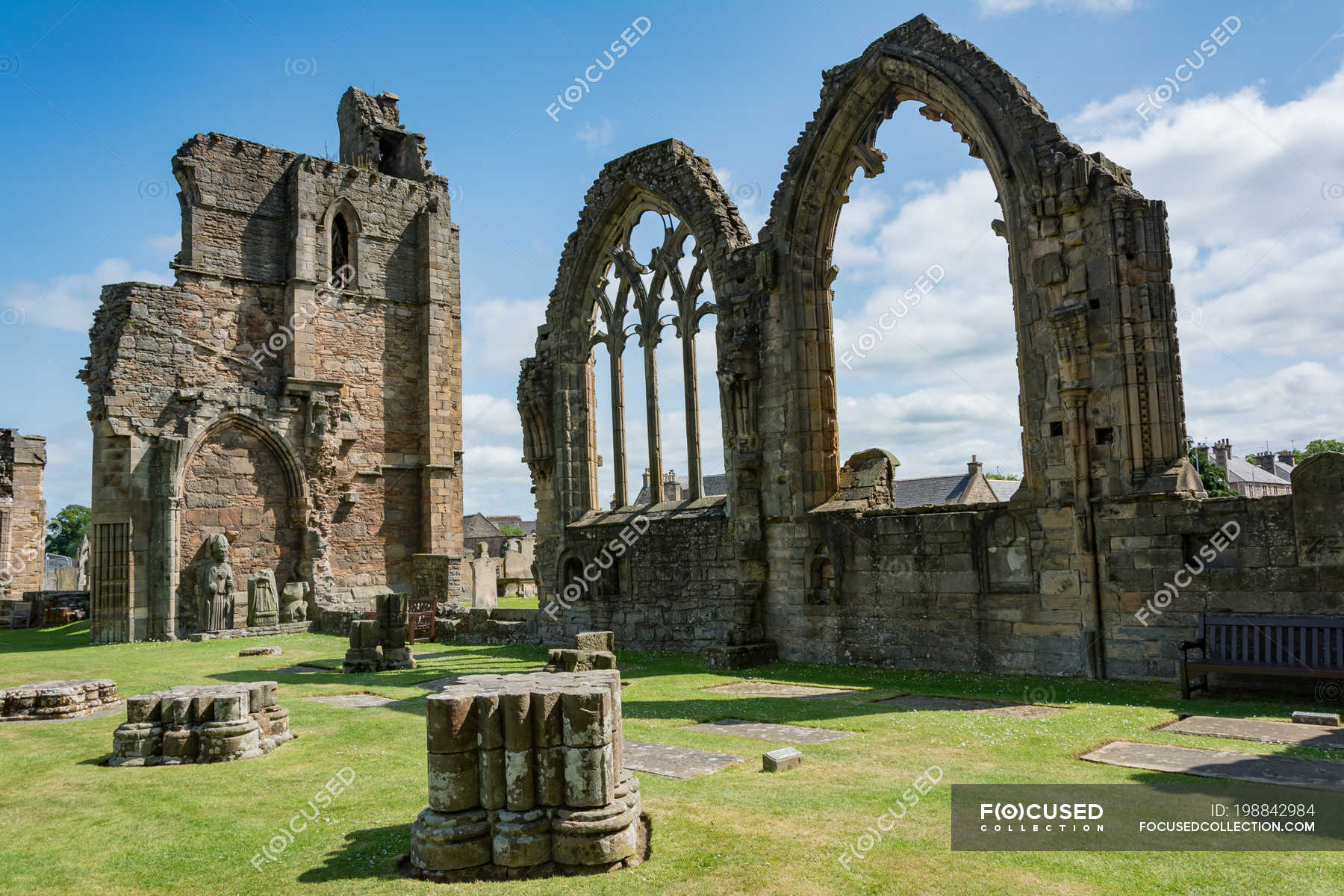 United Kingdom Scotland Moray Elgin Elgin Cathedra Ruins — Race