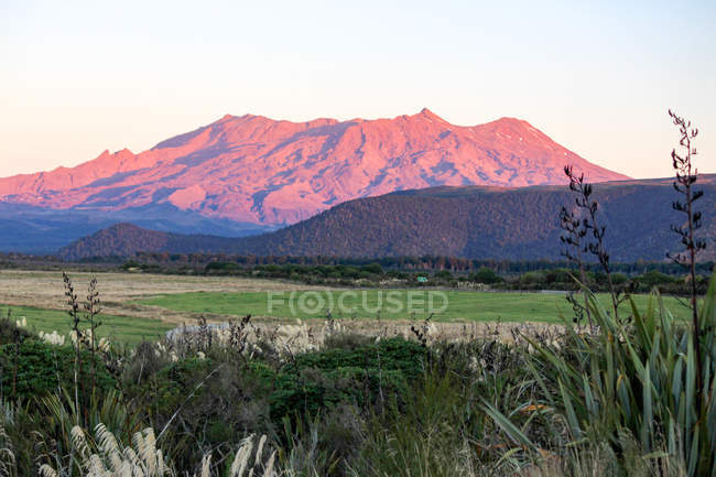 Nuova Zelanda, Isola del Nord, Manawatu-Wanganui, Tongariro National Park, Tongariro Crossing, Mount Doom — Foto stock