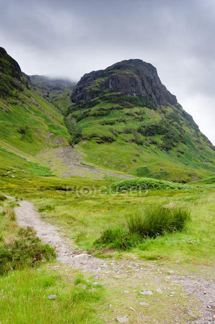 Велика Британія, Шотландії, Highland, Ballachulish, Glencoe, краєвид з зелені гори — стокове фото