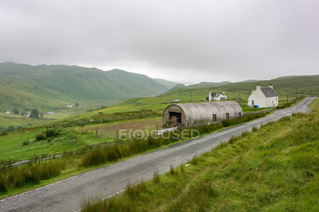 Reino Unido, Escócia, Highlands, Ilha de Skye, Ilha de Skye em rota em Highland — Fotografia de Stock