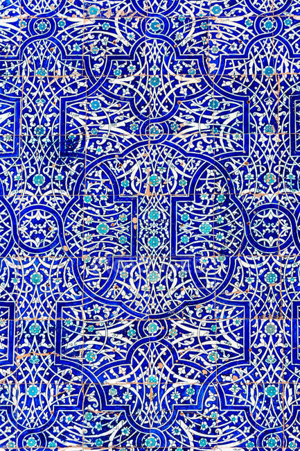 Узбекистан, провинция Хорезм, Шива, украшения на стене оазиса города Чива, всемирное культурное наследие ЮНЕСКО — стоковое фото