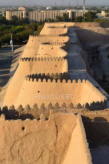 Ouzbékistan, province de Xorazm, Xiva, fort Chiwa, site du patrimoine mondial de l'UNESCO — Photo de stock