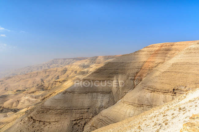 Jordan, Amman Gouvernement, Um Al-Rasas Sub-District, The Wadi Mujib ) mountainous region of Jordan — Stock Photo