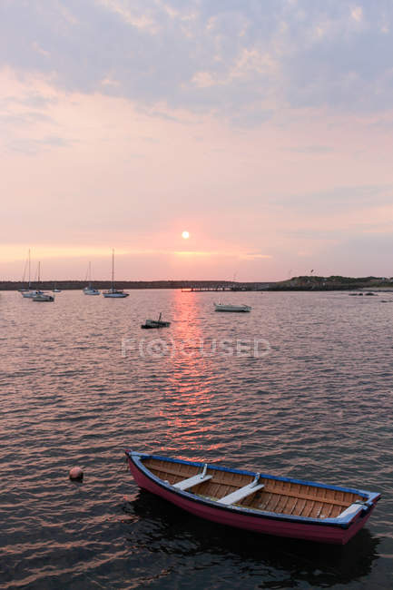Australia, Great Ocean Road, Apollo Bay, harbor at sunrise — Stock Photo