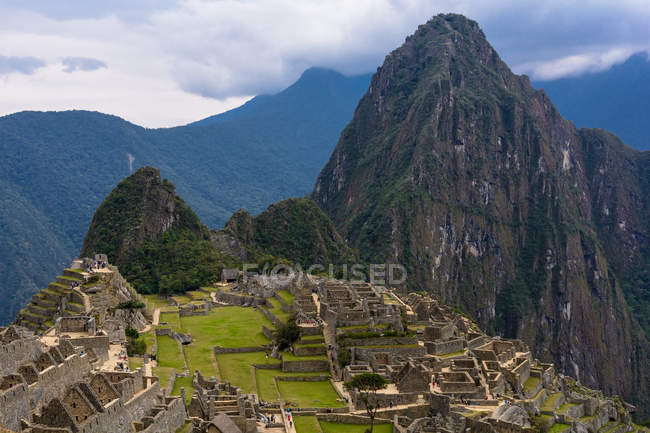 Peru, Cusco, Urubamba, malerische Aussicht auf Machu Picchu ist UNESCO-Weltkulturerbe — Stockfoto