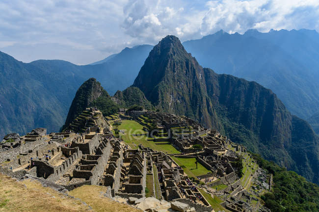 Перу, Куско, напрямку Urubamba, Мачу-Пікчу є Всесвітньої спадщини ЮНЕСКО — стокове фото