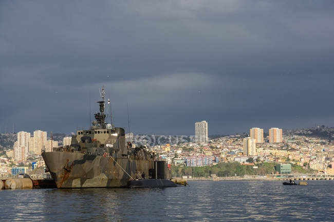 Chili, croisière portuaire à Valparaiso — Photo de stock