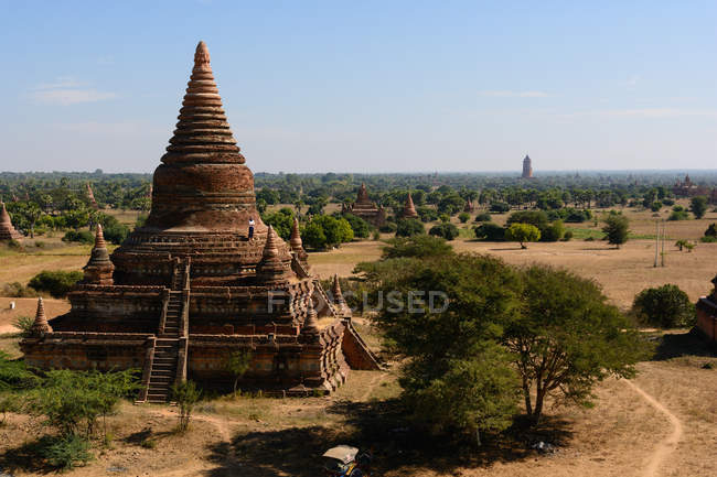 Myanmar, Birmania, Región de Mandalay, Old Bagan, Pagoda Bulethi - foto de stock