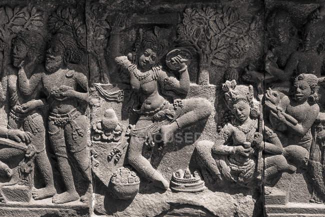 Indonésia, Java Tengah, Kabudaten Klaten, Prambanan, templo hindu em Java — Fotografia de Stock